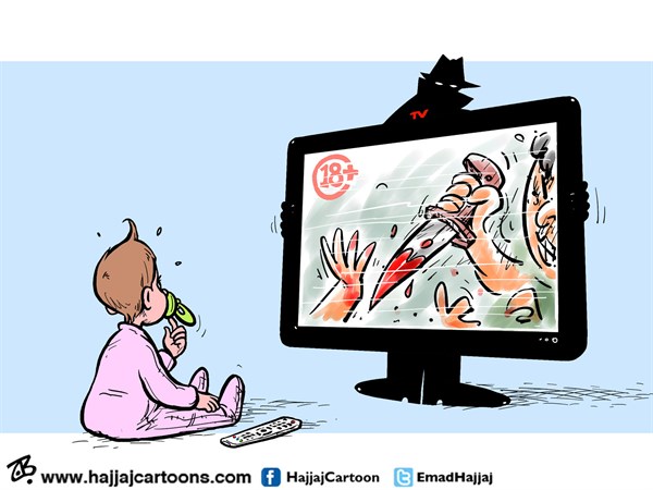 Violence on TV by: Emad Hajjaj